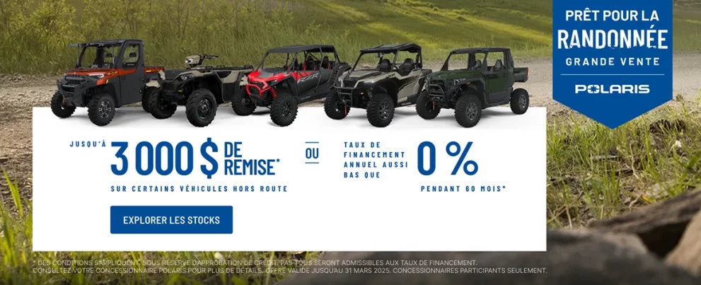 Prêt pour la randonnée Grande Vente